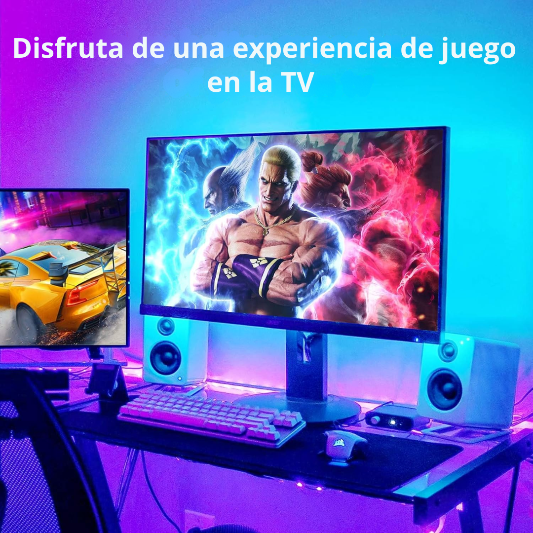 Tira LED RGB 5m con mando y aplicación móvil