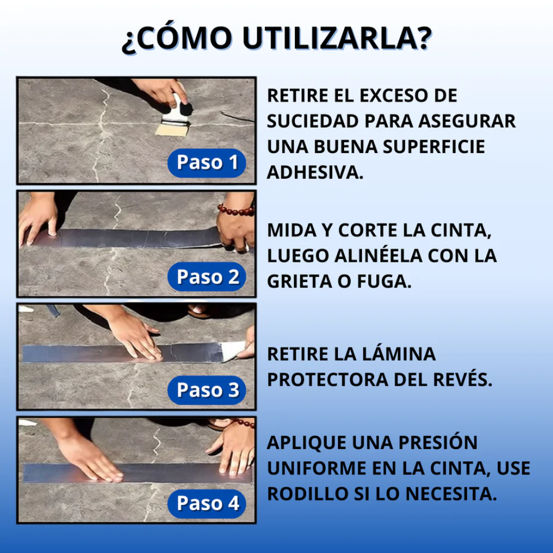 Cinta Impermeable de Sellado Ultraresistente HydroTitan™ (Oferta 2x1)