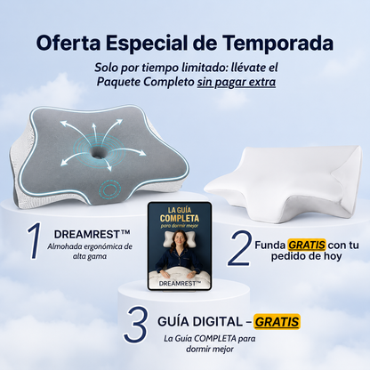 Olvida tu dolor de cuello desde la primera noche | DreamRest™