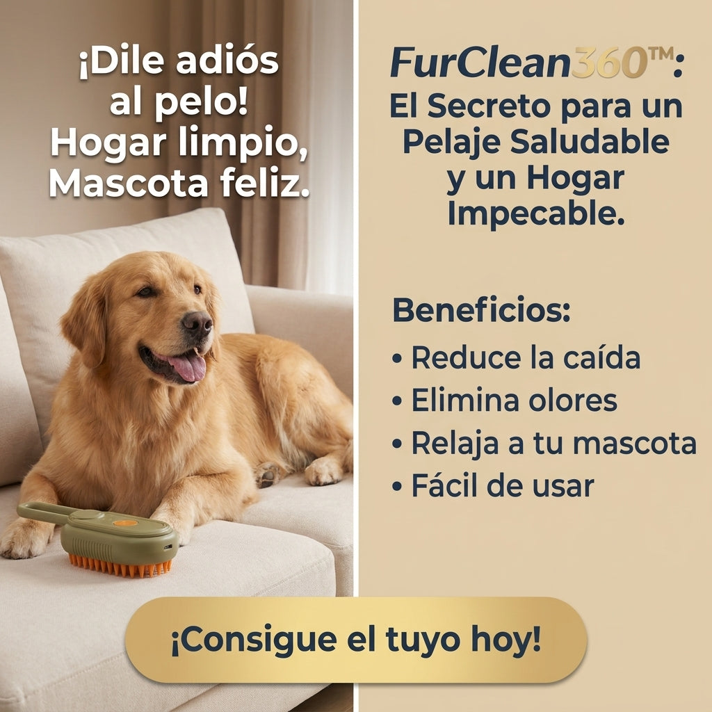 FurClean360™ el spa de vapor para tu mascota en casa - beneficios
