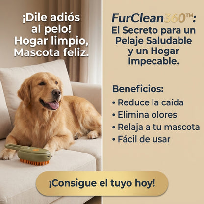 FurClean360™ el spa de vapor para tu mascota en casa - beneficios
