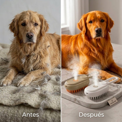 FurClean360™ vapor limpiador el poder de los cepillos para mascotas

