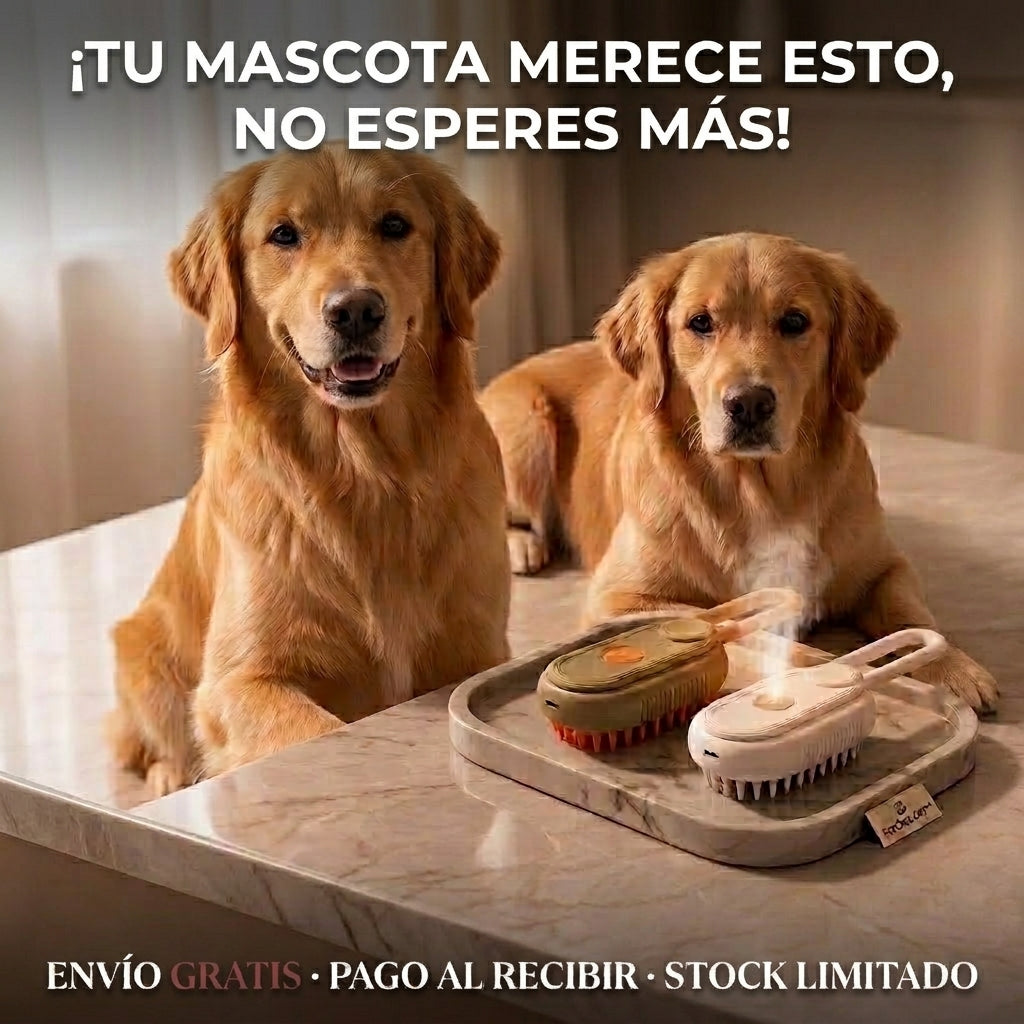 FurClean360™ vapor limpiador el poder de los cepillos para mascotas
