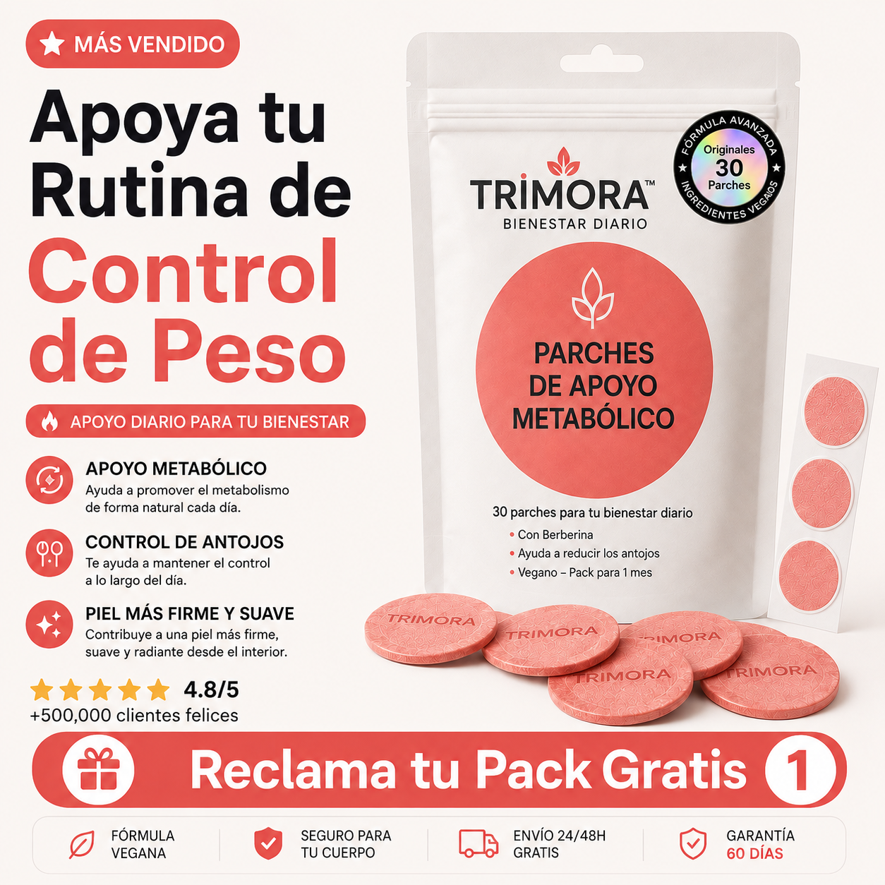 Trimora™ – Parches de Apoyo Metabólico
