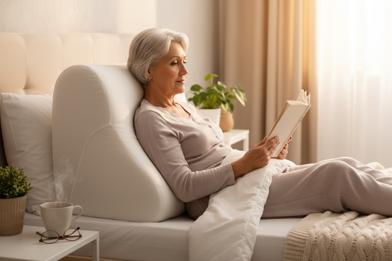 ComfortWedge™ – Almohada Triangular Ergonómica (Oferta 2ª al 50%)